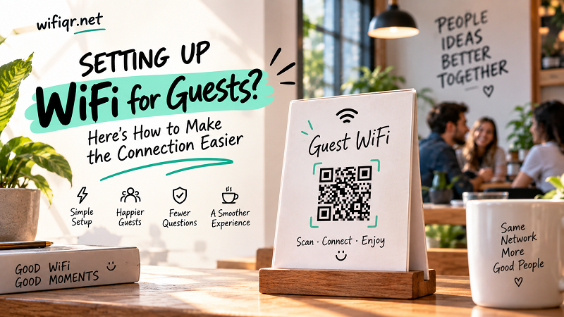 How to Set Up Easy Guest WiFi for Visitors - WifiQR.net