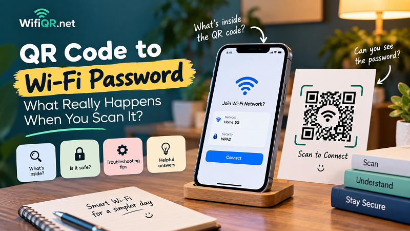 QR Code to Wi-Fi Password: What Happens When You Scan It? - WifiQR.net QR Code to Wi-Fi Password: What Happens When You Scan It? - WifiQR.net