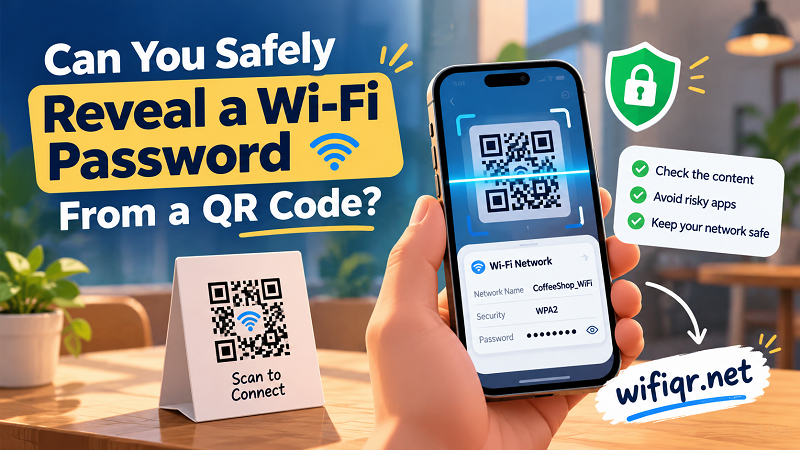 Reveal a Wi-Fi Password From a QR Code Safely