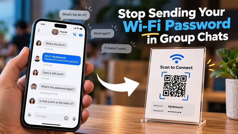 Stop Sending Your Wi-Fi Password in Group Chats