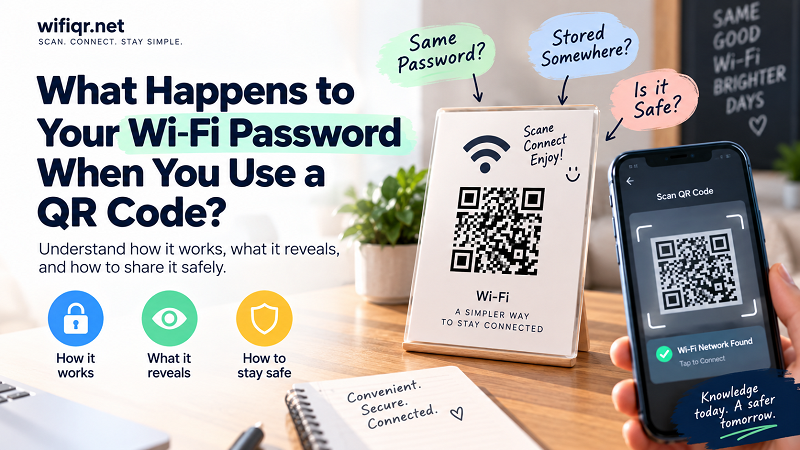 What Happens to Your Wi-Fi Password When You Use a QR Code?