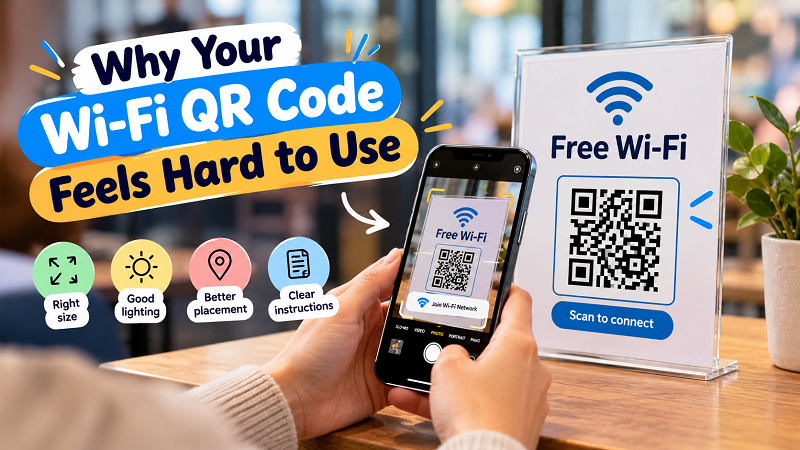 Why Your Wi-Fi QR Code Feels Hard to Use - WifiQR.net Why Your Wi-Fi QR Code Feels Hard to Use - WifiQR.net