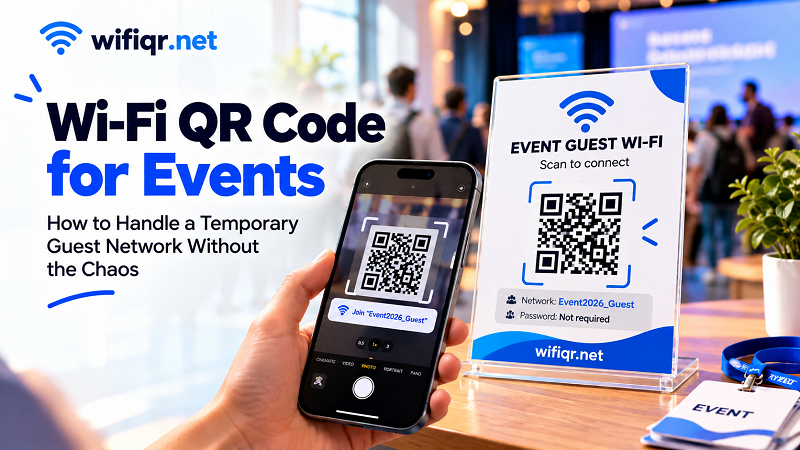 Wi-Fi QR Code for Events: Easy Guest Network Setup