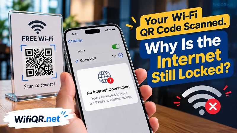 Wi-Fi QR Code Scanned but No Internet? Here's Why