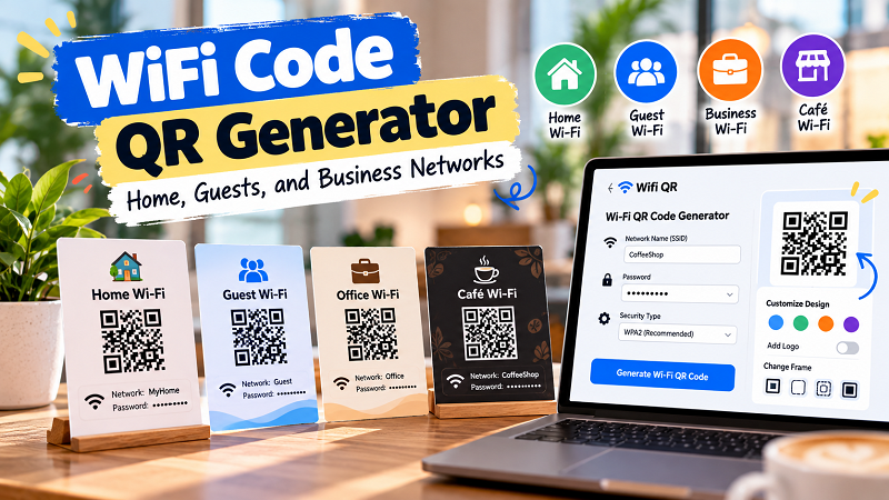 WiFi Code QR Generator: How to Choose the Right Setup - WifiQR.net WiFi Code QR Generator: How to Choose the Right Setup - WifiQR.net