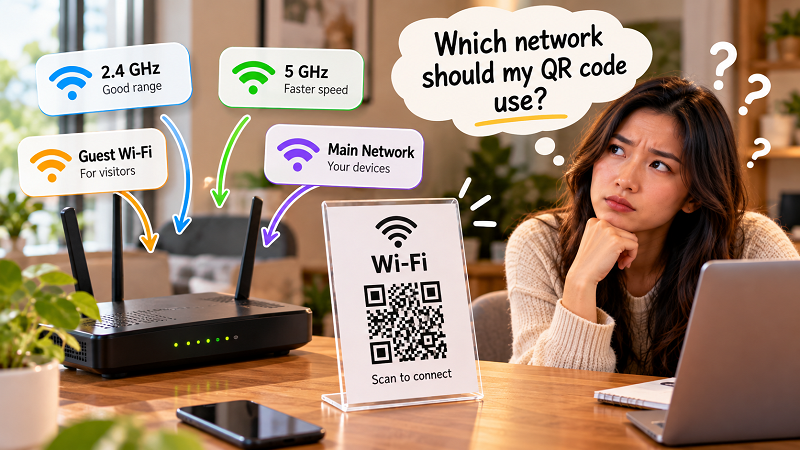You Have Two Wi-Fi Networks - Which One Should Your QR Code Use? - WifiQR.net
